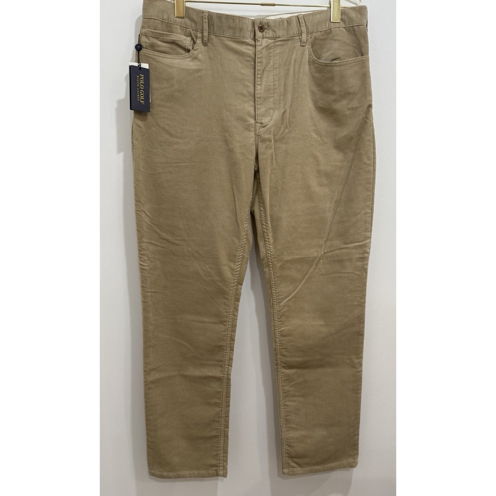 NWT Polo Golf Ralph Lauren Corduroy Pants Tailored Sz 38X32 Preppy Stretch